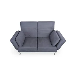 Schwarzes Zwei-Sitzer Sofa von Brühl Moule
