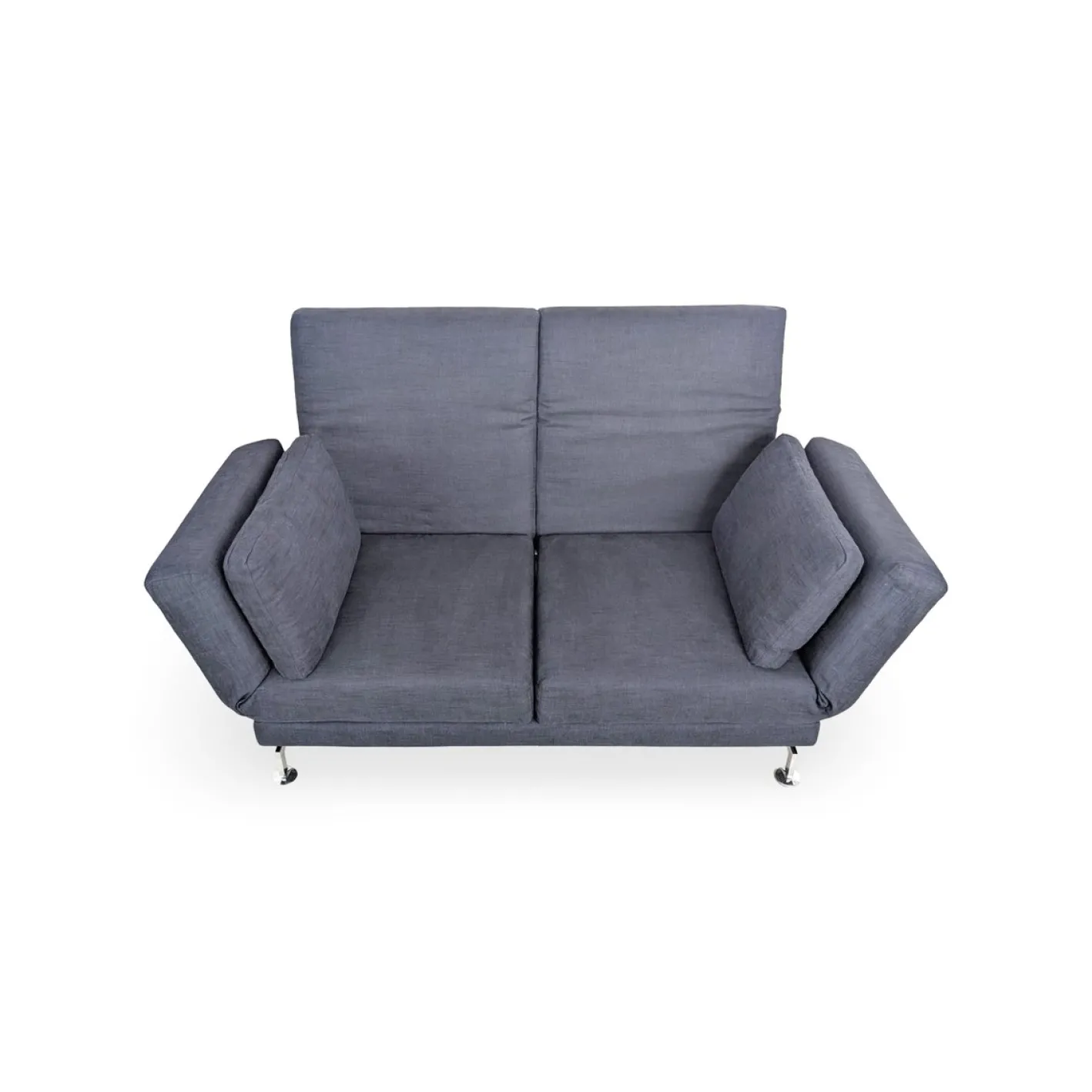 Schwarzes Zwei-Sitzer Sofa von Brühl Moule