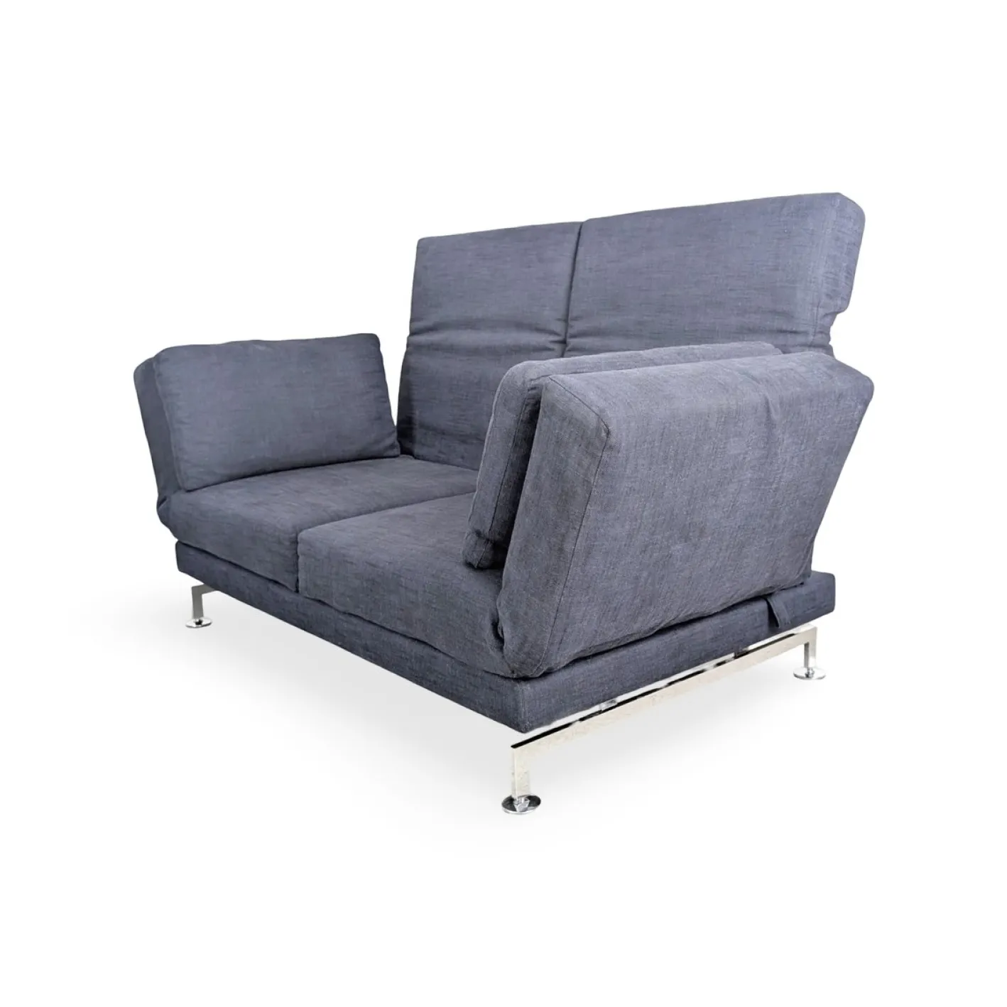 Schwarzes Zwei-Sitzer Sofa von Brühl Moule