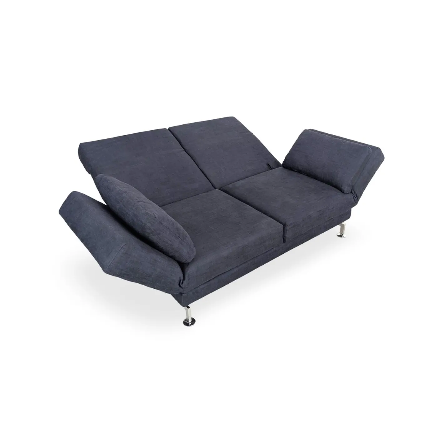 Schwarzes Zwei-Sitzer Sofa von Brühl Moule
