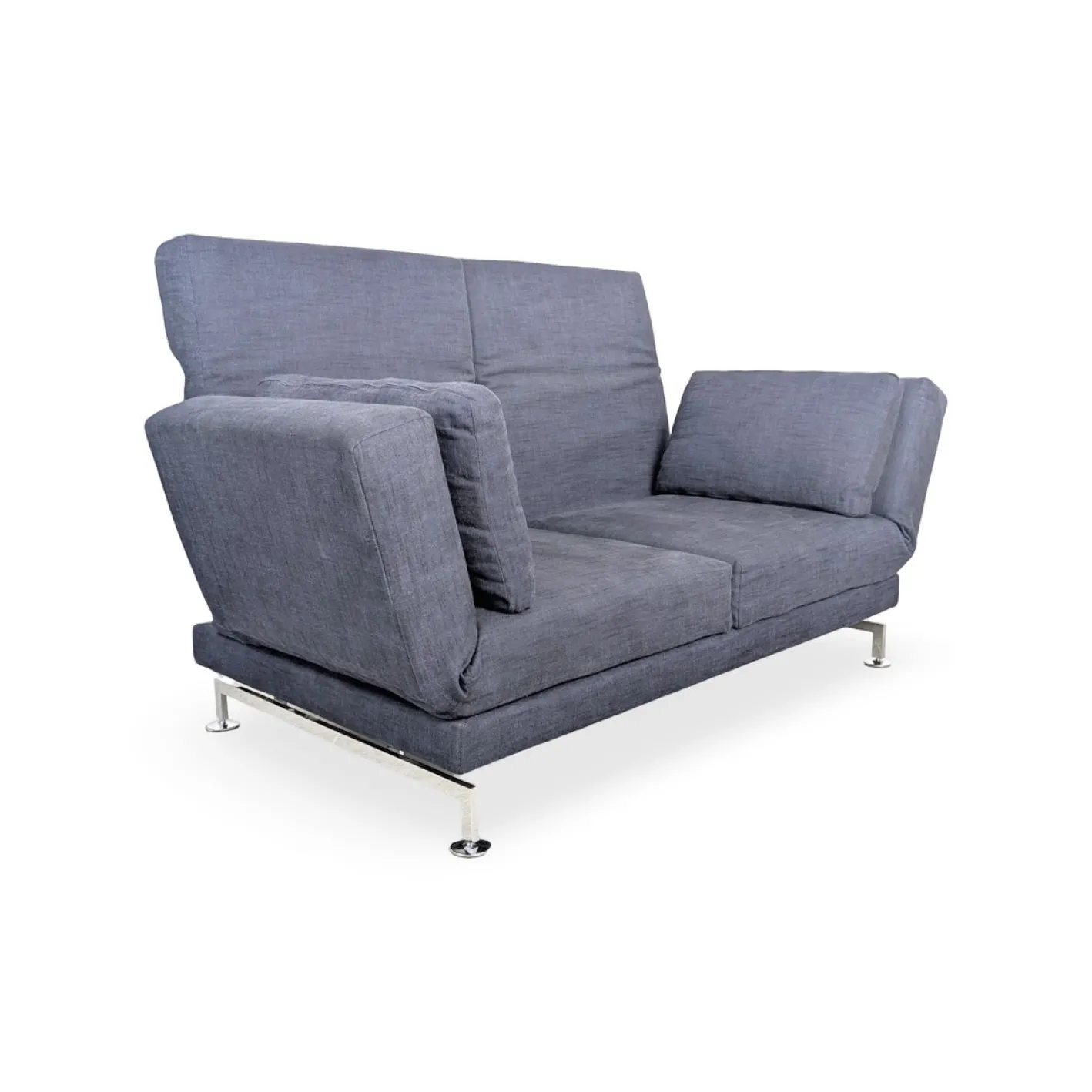 Schwarzes Zwei-Sitzer Sofa von Brühl Moule