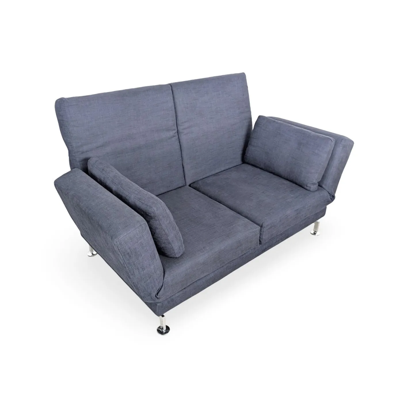 Schwarzes Zwei-Sitzer Sofa von Brühl Moule
