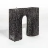Schwarze zerkratzte Trionfo Kerze von Gio Aio Design für Antica Cereria Morciano