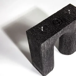 Schwarze zerkratzte Trionfo Kerze von Gio Aio Design für Antica Cereria Morciano