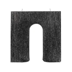 Schwarze zerkratzte Trionfo Kerze von Gio Aio Design für Antica Cereria Morciano