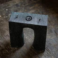 Schwarze zerkratzte Trionfo Kerze von Gio Aio Design für Antica Cereria Morciano