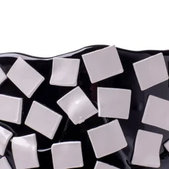 Schwarz-weiße Rock Vase von Gaetano Pesce für Fish Design