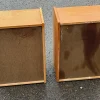 Schwebende Dänische Nachttische aus Eiche, 1960er, 2er Set