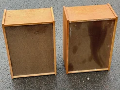 Schwebende Dänische Nachttische aus Eiche, 1960er, 2er Set