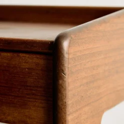 Schwebender Teak Nachttisch von Sigfred Omann für Ølholm Møbelfabrik, 1960er