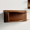 Schwebende Teak Nachttische, 1960er, 2er Set