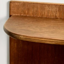 Schwebende Teak Nachttische, 1960er, 2er Set