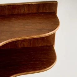Schwebende Teak Nachttische, 1960er, 2er Set
