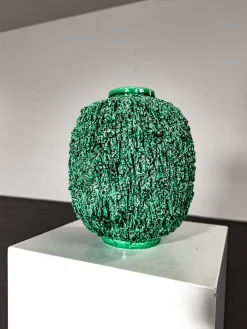 Schwedische Chamotte Vase von Gunnar Nylund für Rörstrand, 1960er
