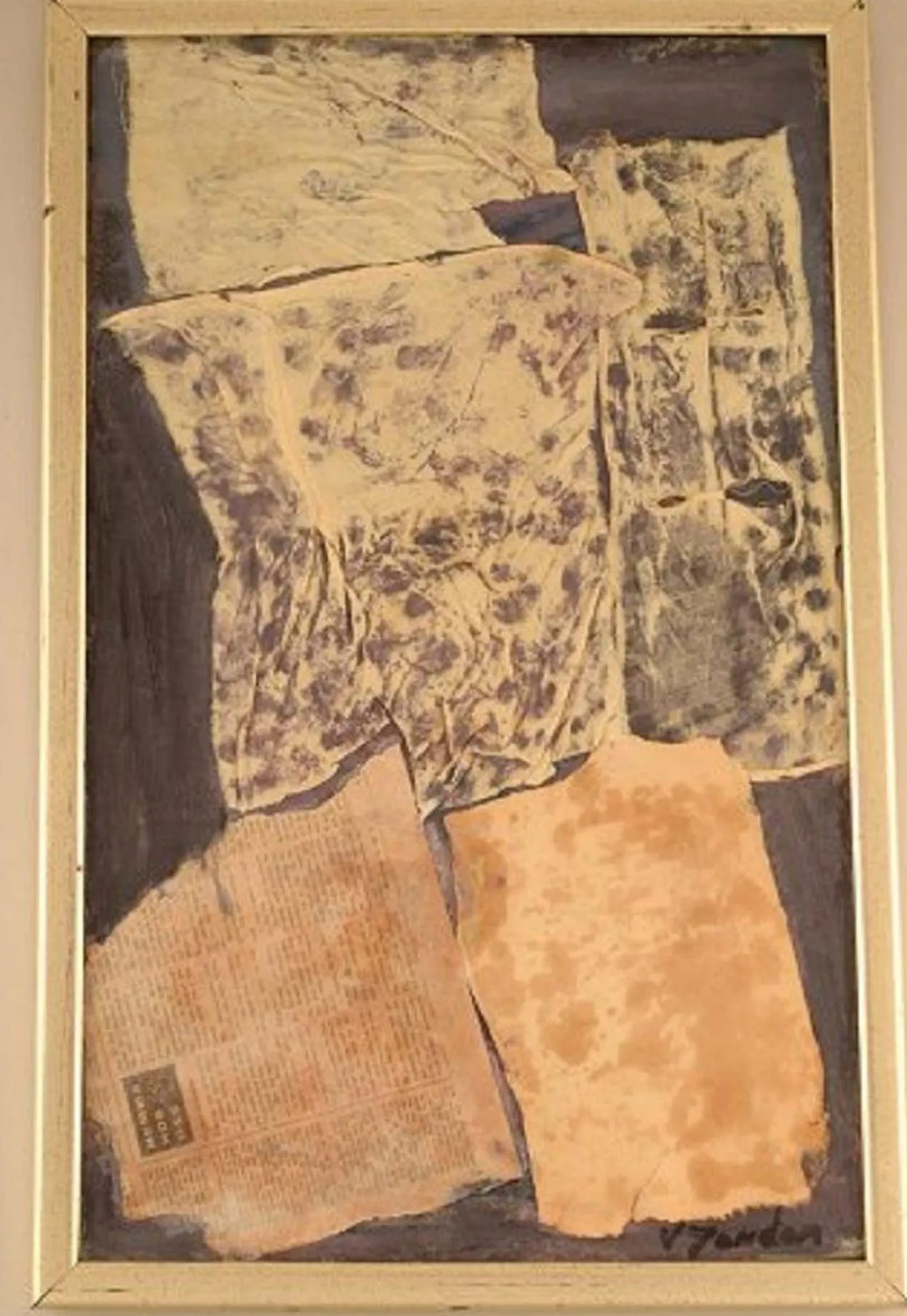 Schwedische Collage von Valdemar Jordan