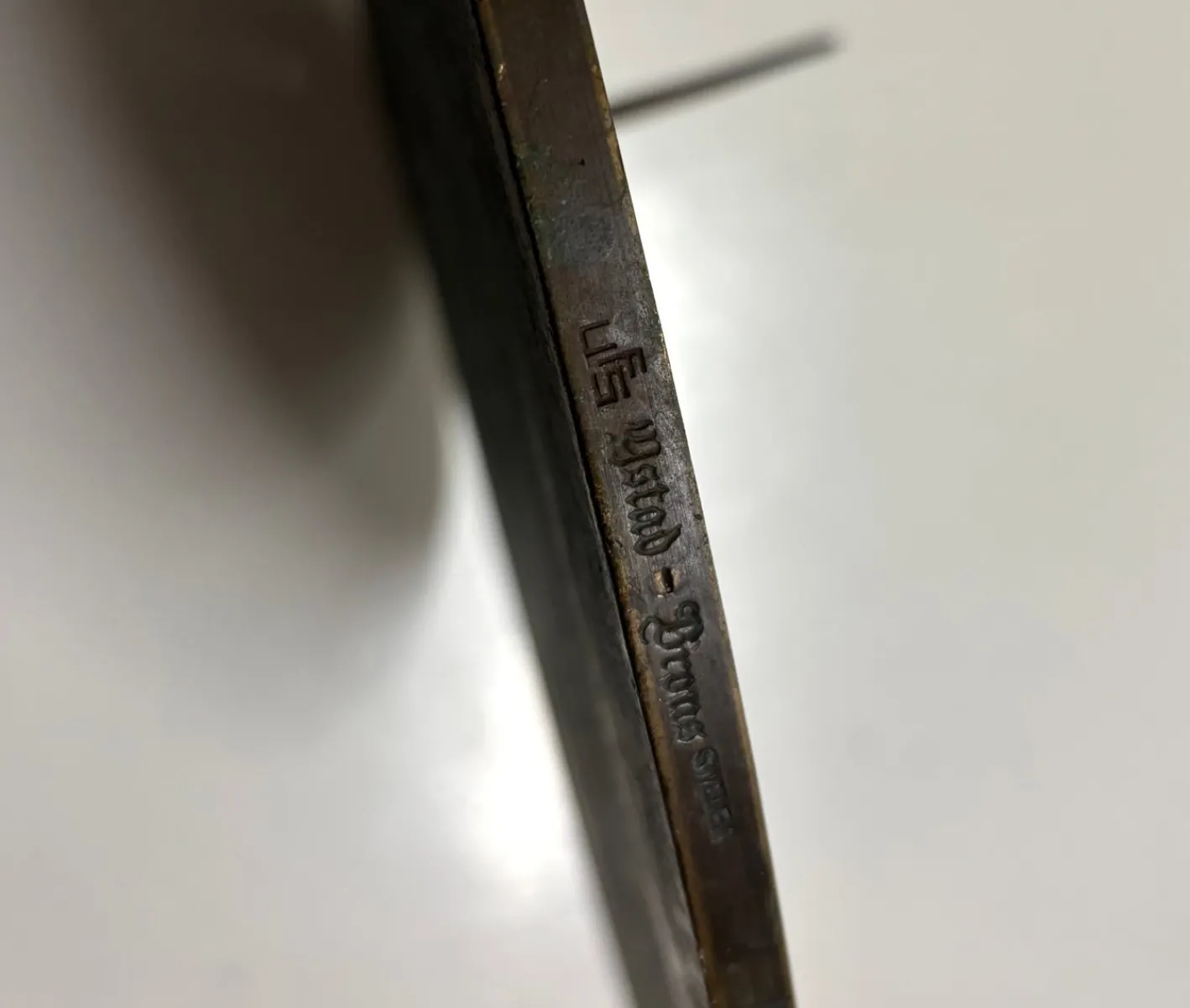 Schwedische Grace Sonnenuhr aus patinierter Bronze von Ulla Fogelklou-Skogh, 1930er