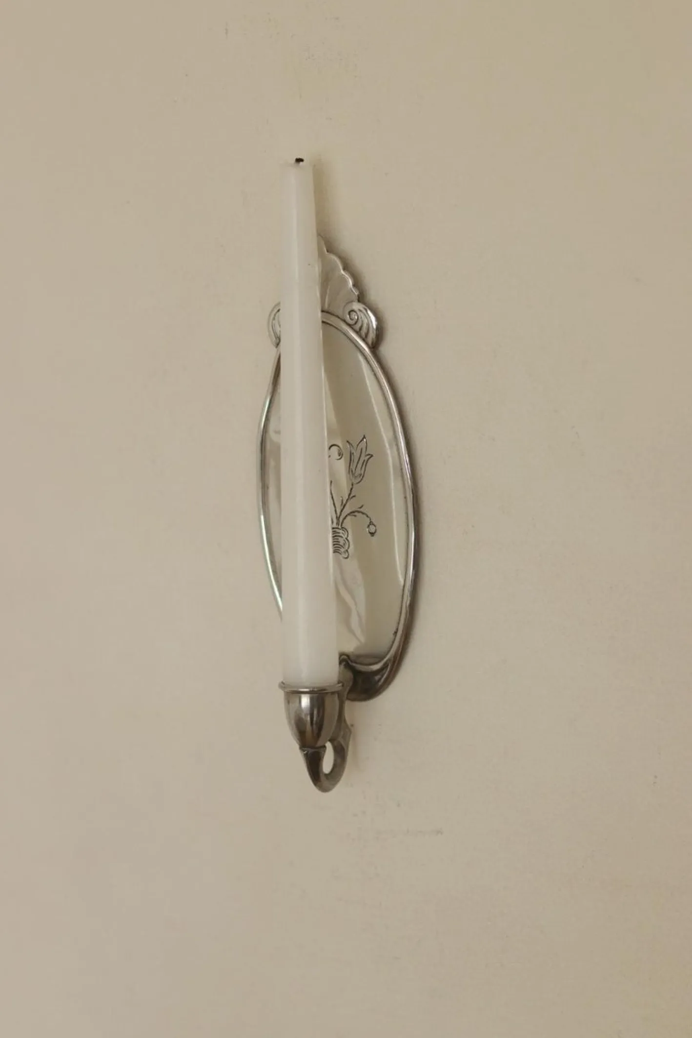 Schwedische Mid-Century Wandleuchten aus Zinn von Svenskt Tenn, 2er Set