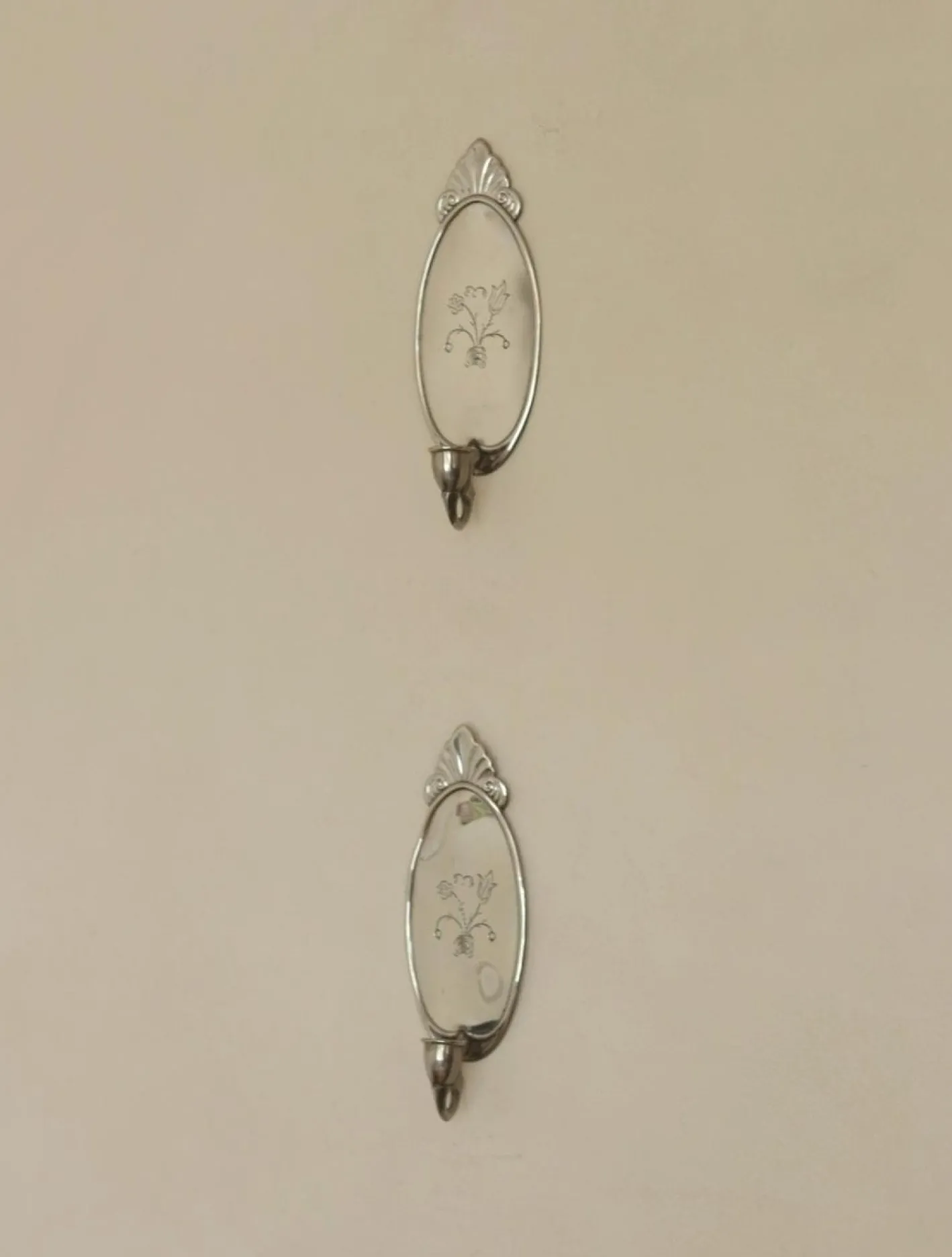 Schwedische Mid-Century Wandleuchten aus Zinn von Svenskt Tenn, 2er Set