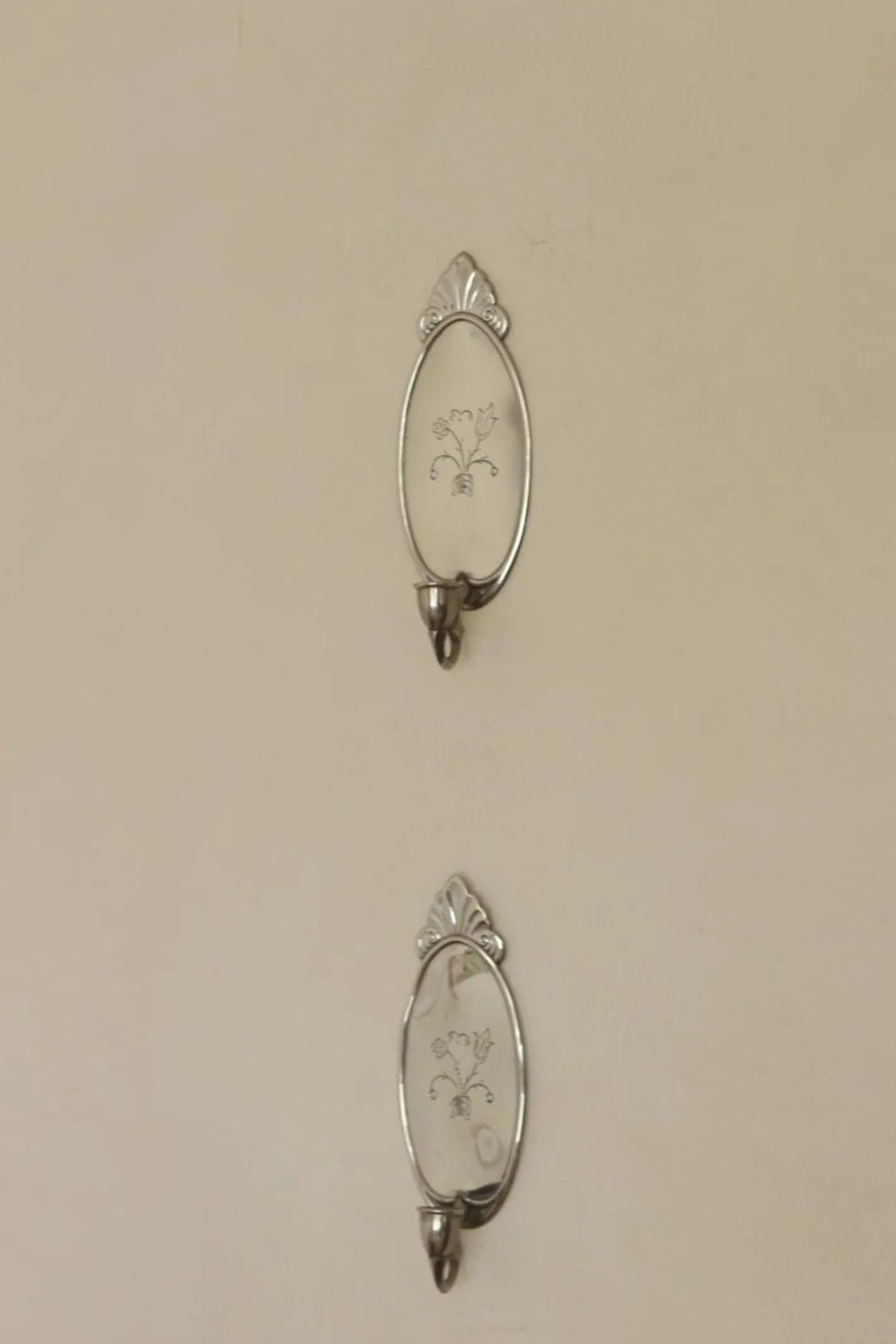 Schwedische Mid-Century Wandleuchten aus Zinn von Svenskt Tenn, 2er Set