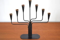 Schwedischer Kerzenhalter von Gunnar Ander für Ystad-Metall, 1960er
