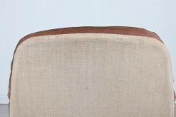 Schwedischer Mona Roto Drehstuhl aus Buche & Cognacfarbenem Leder von Sam Larsson, 1970er