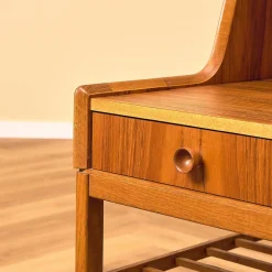 Schwedischer Nachttisch aus Teak & Eiche, 1950