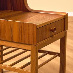 Schwedischer Nachttisch aus Teak & Eiche, 1950