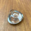 Schwedischer Vintage Kerzenhalter aus Glas von Orrefors