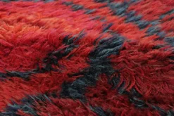 Schwedischer Vintage Rya Wollteppich von Rug&Kelim, 1950er