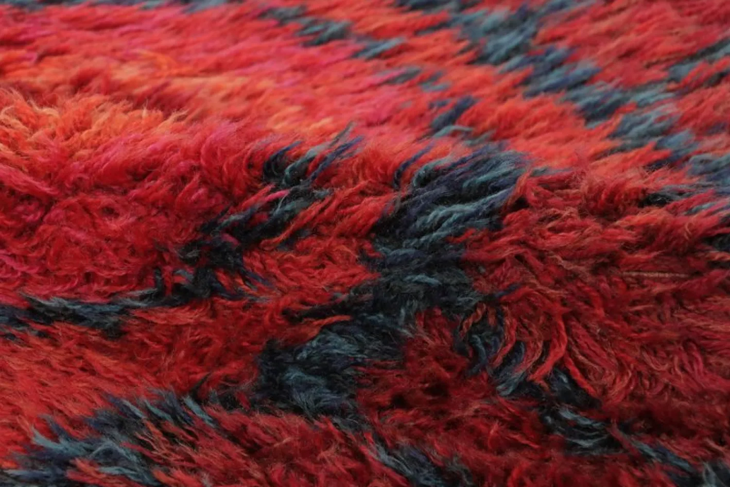 Schwedischer Vintage Rya Wollteppich von Rug&Kelim, 1950er