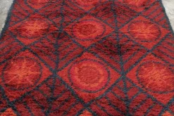 Schwedischer Vintage Rya Wollteppich von Rug&Kelim, 1950er