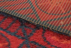 Schwedischer Vintage Rya Wollteppich von Rug&Kelim, 1950er
