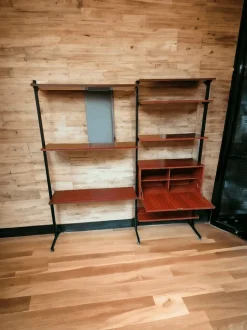 Schwedisches Bücherregal mit 2 Modulen