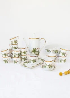 Schwedisches Kaffeeservice aus Porzellan von Hackefors, 1970er, 29 . Set