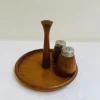 Schwedisches Salz & Pfeffer Set aus Teak von K. Holmberg, 1960er, 3er Set