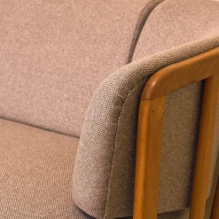 Schwedisches Sofa aus Ulmenholz von Carl Malmsten