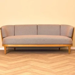 Schwedisches Sofa aus Ulmenholz von Carl Malmsten