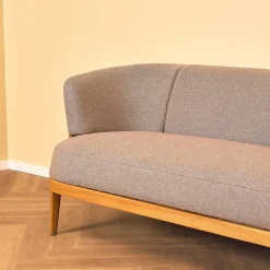Schwedisches Sofa aus Ulmenholz von Carl Malmsten