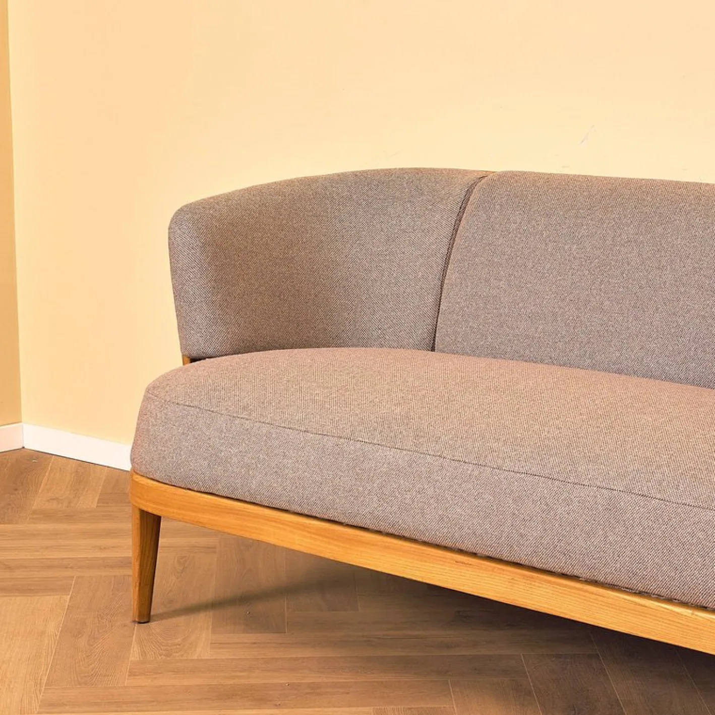 Schwedisches Sofa aus Ulmenholz von Carl Malmsten
