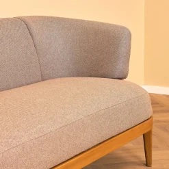 Schwedisches Sofa aus Ulmenholz von Carl Malmsten