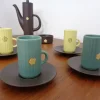 Schwedisches Syco Mokka Service, 1950er, 15er Set