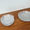Schwedische Vintage Eden Glasteller von Lars Hellsten für Orrefors, 1970er, 13 Set