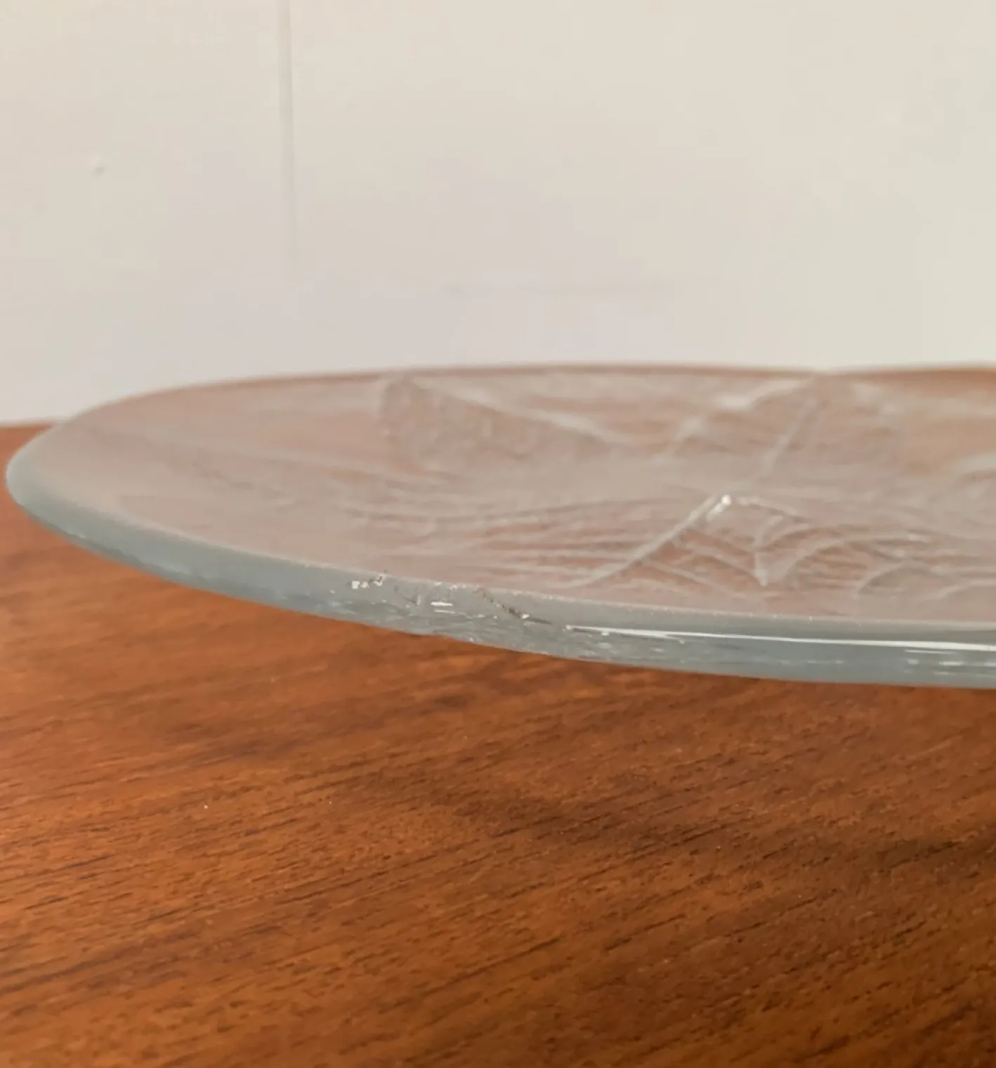 Schwedische Vintage Glas Teller & Krabben Teller von Ann Wärff für Kosta Boda, 7er Set
