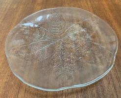 Schwedische Vintage Glas Teller & Krabben Teller von Ann Wärff für Kosta Boda, 7er Set