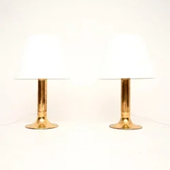 Schwedische Vintage Tischlampen aus Messing von Hans-Agne Jakobsson für AB Markaryd, 1970, 2er Set