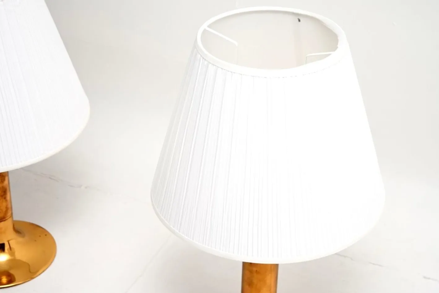 Schwedische Vintage Tischlampen aus Messing von Hans-Agne Jakobsson für AB Markaryd, 1970, 2er Set