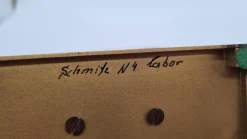 Schweizer Condor Tischuhr mit Weltkarte, 1950er