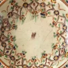 Schweizer Polychrome Slipware Schale von Langnau, 1700er