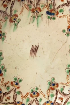 Schweizer Polychrome Slipware Schale von Langnau, 1700er