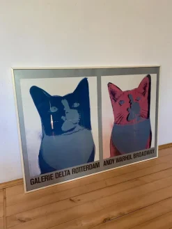 Screenprint Poster of Andy Warhol, Broadway, Galerie Delta Rotterdam, 1984
